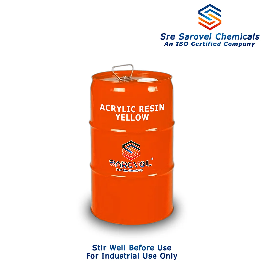 Acrylic Resin Yellow Color Polish