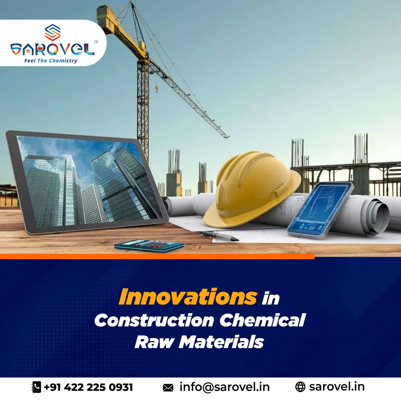 Innovative construction chemical raw materials